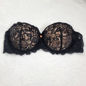 Marilyn Monroe Lace Push Up Strapless Bra